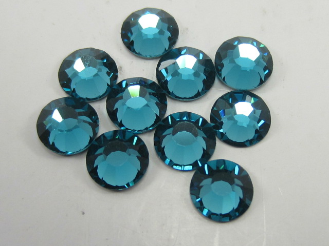 1 Gross 12ss INDICOLITE (VIVA) FLATBACK PRECIOSA Rhinestones